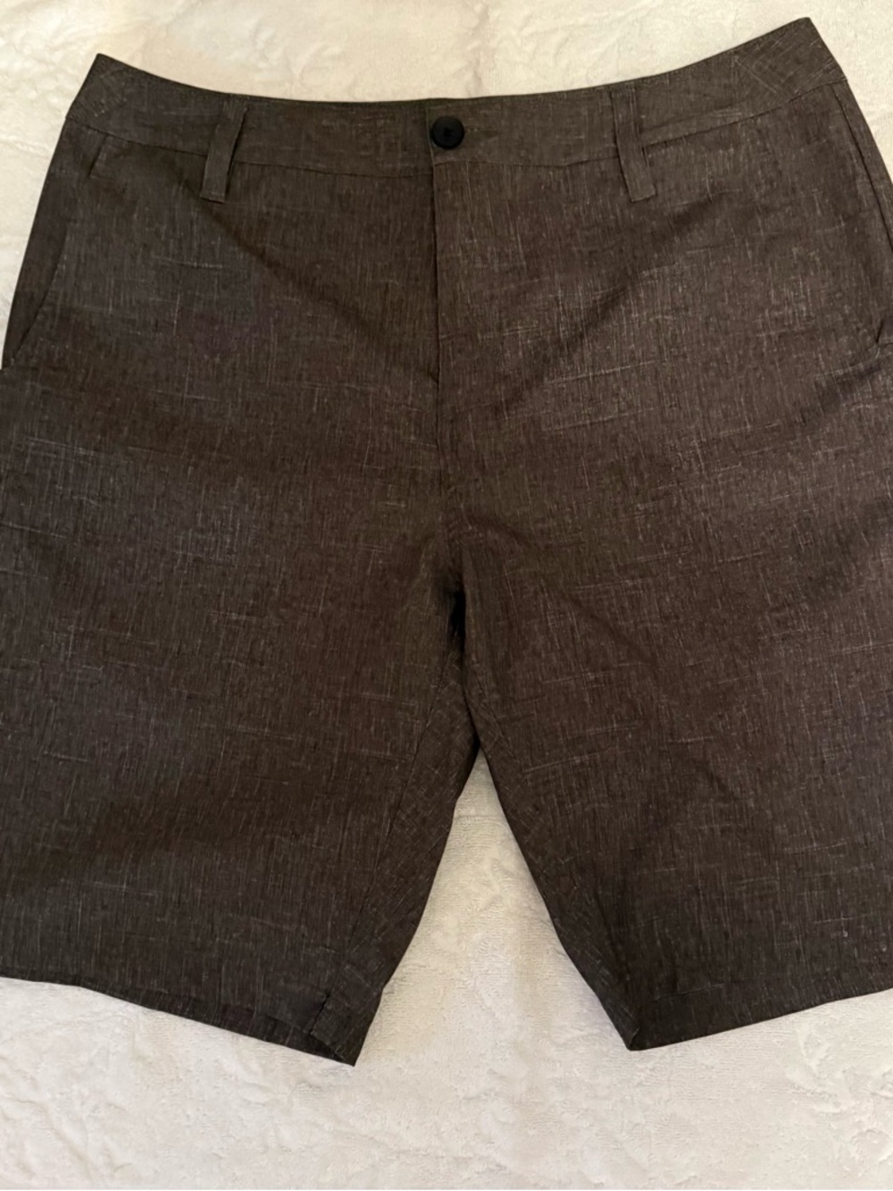 Oakley Men's Brown Flat Front Shorts